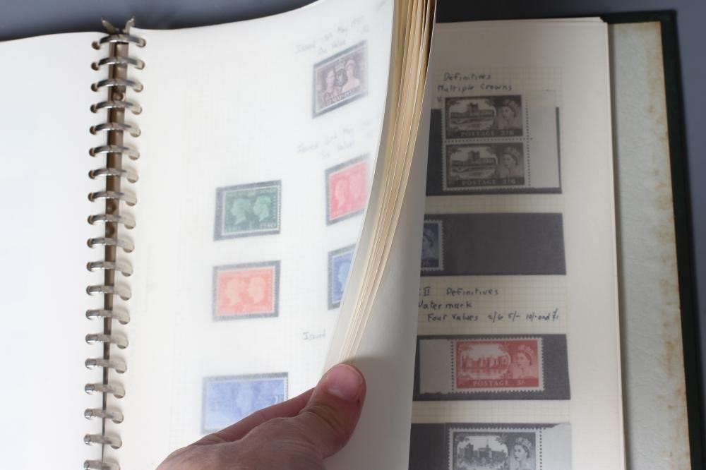 GB COLLECTION STAMP ALBUM from 1840-1970 including two 1840 1d Image