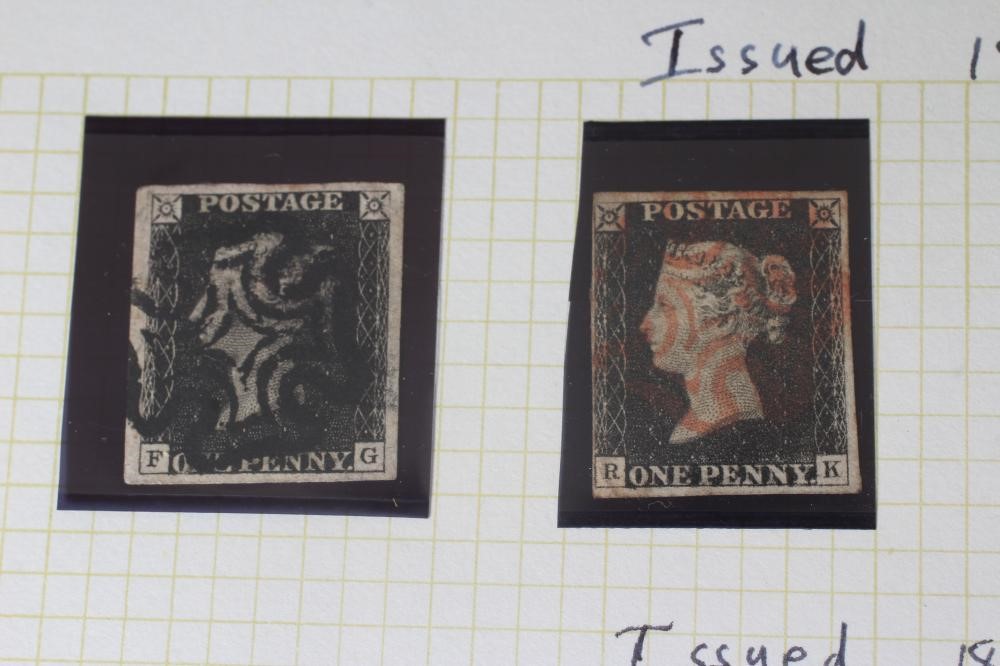 GB COLLECTION STAMP ALBUM from 1840-1970 including two 1840 1d Image