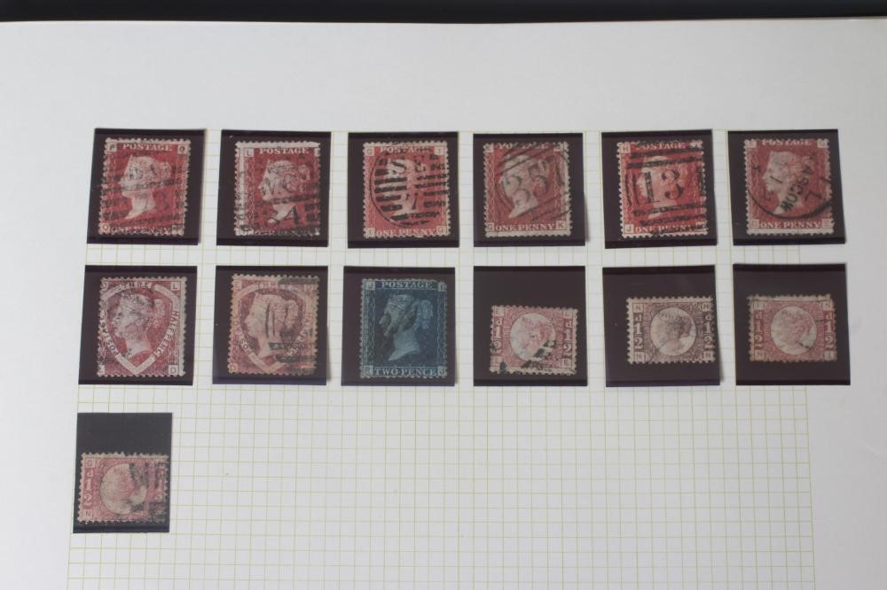 GB COLLECTION STAMP ALBUM from 1840-1970 including two 1840 1d Image