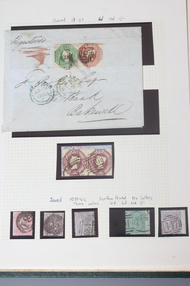 GB COLLECTION STAMP ALBUM from 1840-1970 including two 1840 1d Image