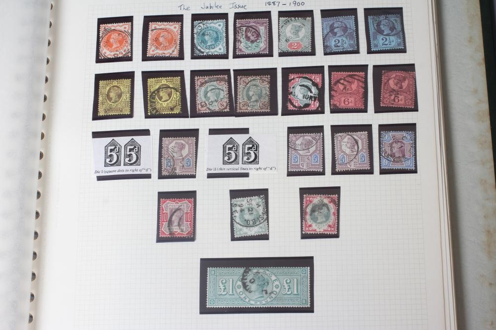 GB COLLECTION STAMP ALBUM from 1840-1970 including two 1840 1d Image