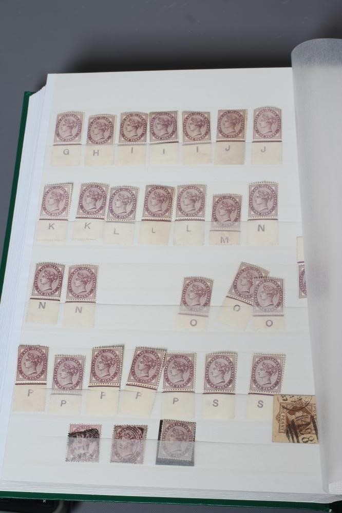 GB COLLECTION STAMP ALBUM including five 1840 1d (varying margins) Image