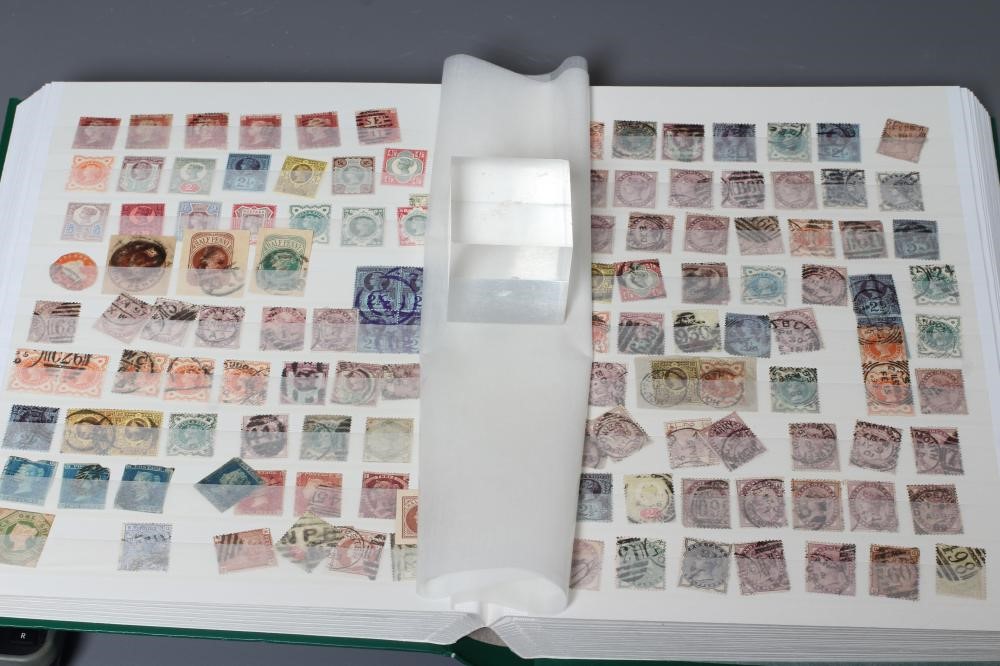 GB COLLECTION STAMP ALBUM including five 1840 1d (varying margins) Image