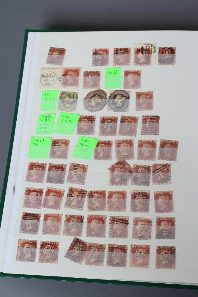 GB COLLECTION STAMP ALBUM including five 1840 1d (varying margins) Image
