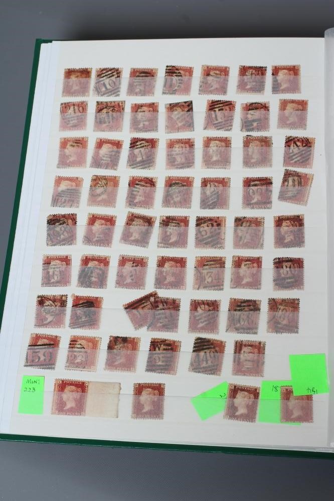 GB COLLECTION STAMP ALBUM including five 1840 1d (varying margins) Image