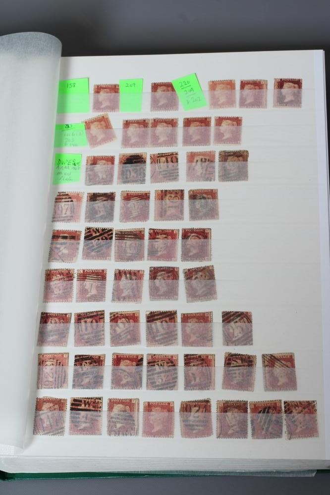 GB COLLECTION STAMP ALBUM including five 1840 1d (varying margins) Image