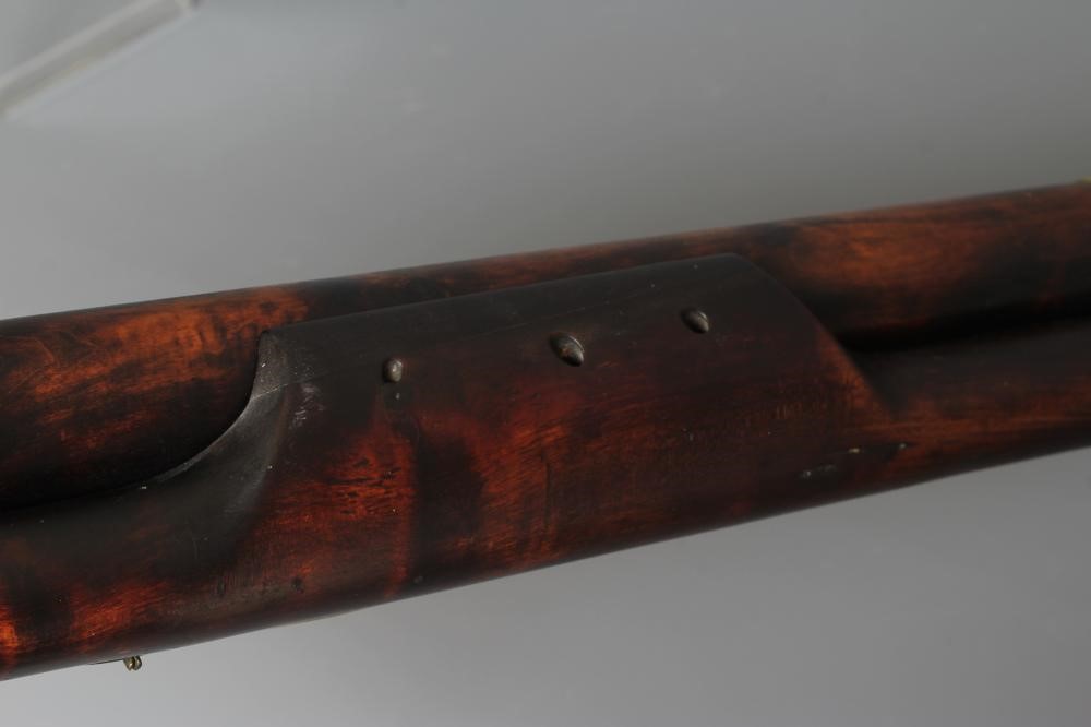 AN ENGLISH STAINED PEARWOOD BASSOON BY W MILHOUSE Image