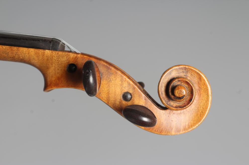 A VIOLIN with 14" two piece back Image