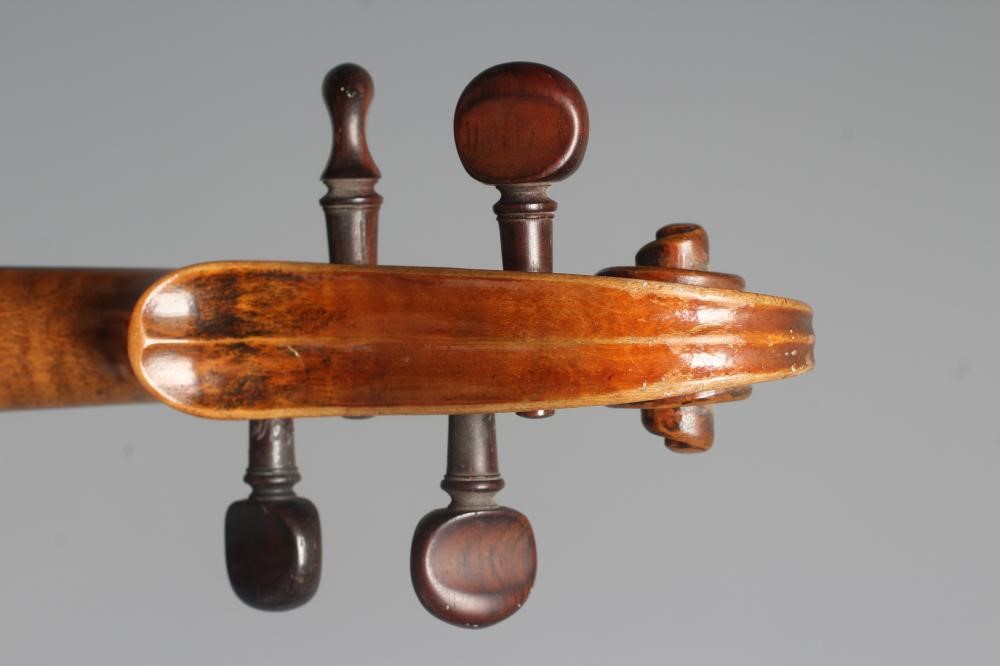 A VIOLIN with 14" two piece back Image