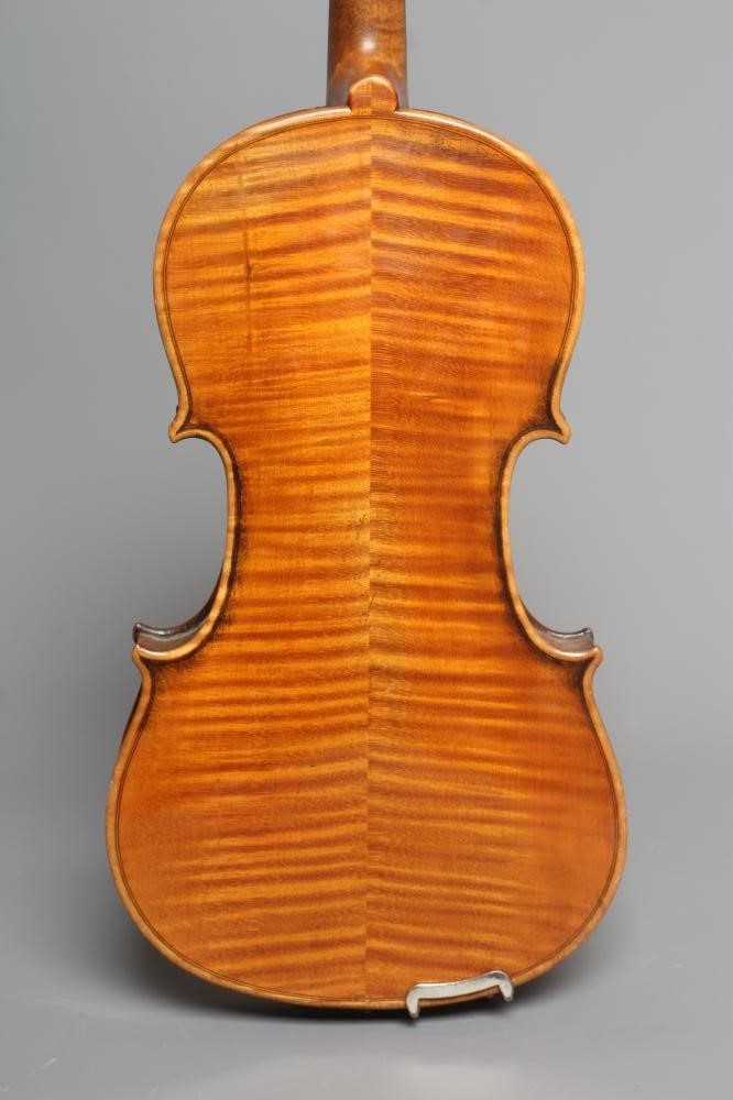 A VIOLIN with 14" two piece back Image
