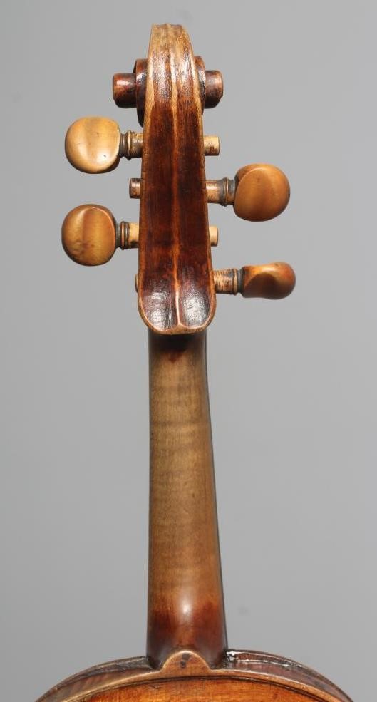 A VIOLIN with 14" one piece back Image