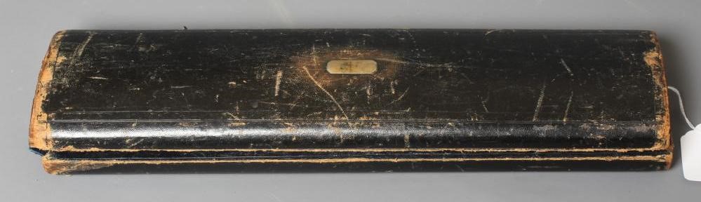 A THREE PIECE COCUSWOOD CONICAL FLUTE BY RUDALL & ROSE Image