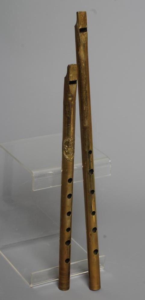 A VICTORIAN TIN PENNY WHISTLE Image