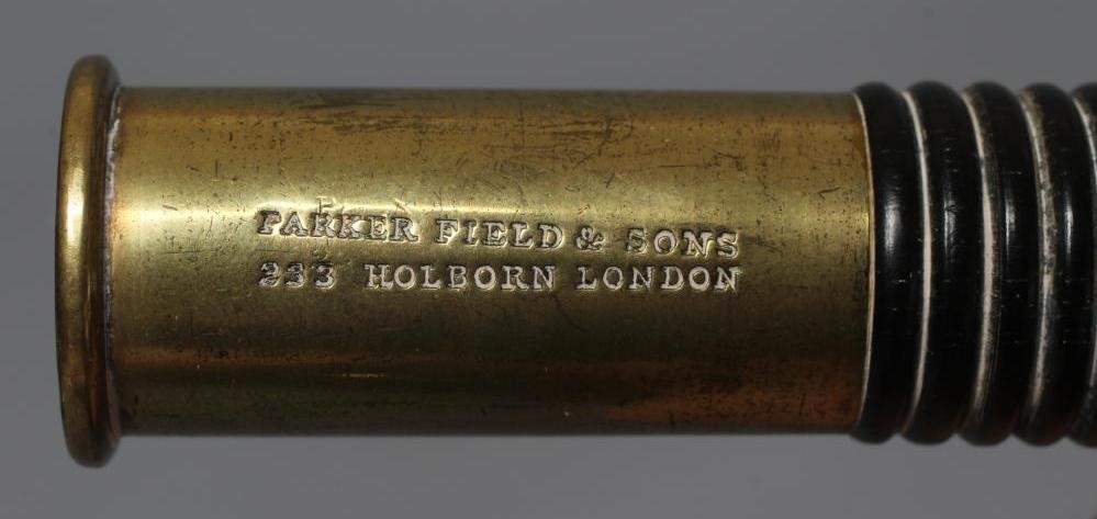 A VICTORIAN POLICE INSPECTOR'S BRASS TIPSTAFF BY PARKER & FIELD Image