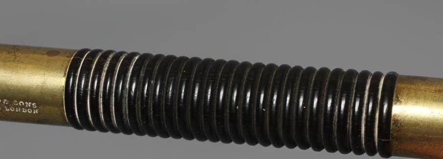 A VICTORIAN POLICE INSPECTOR'S BRASS TIPSTAFF BY PARKER & FIELD Image