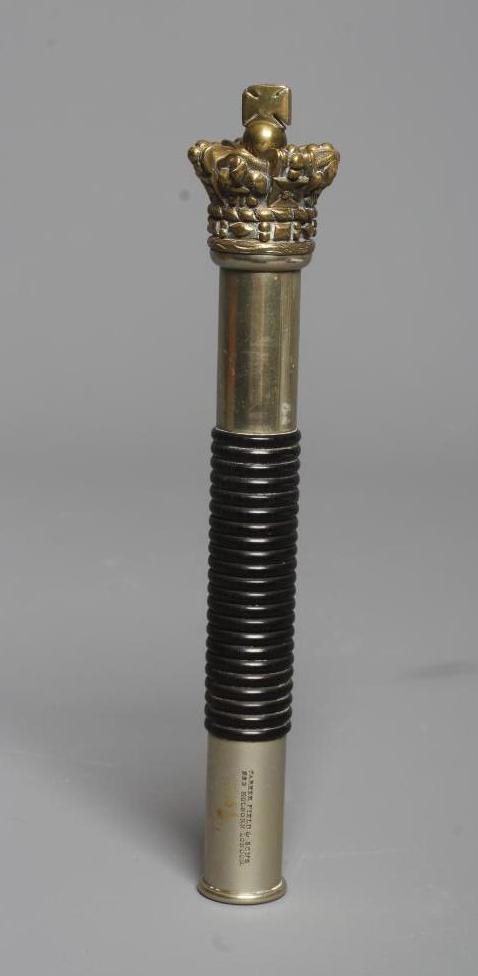 A VICTORIAN POLICE INSPECTOR'S METAL TIPSTAFF BY PARKER & FIELD Image