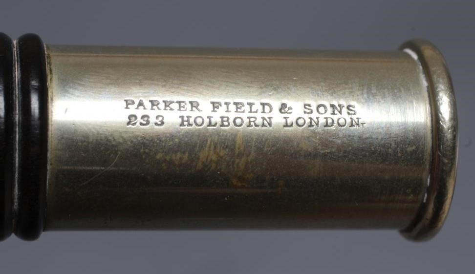 A VICTORIAN POLICE INSPECTOR'S METAL TIPSTAFF BY PARKER & FIELD Image