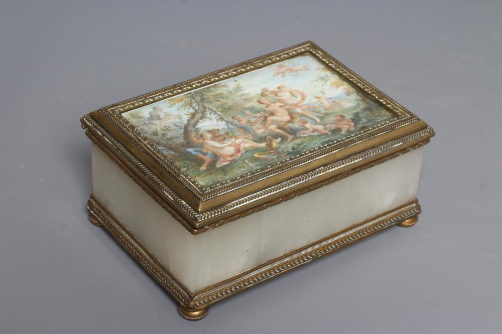 A DUNHILL ONYX CASKET Image