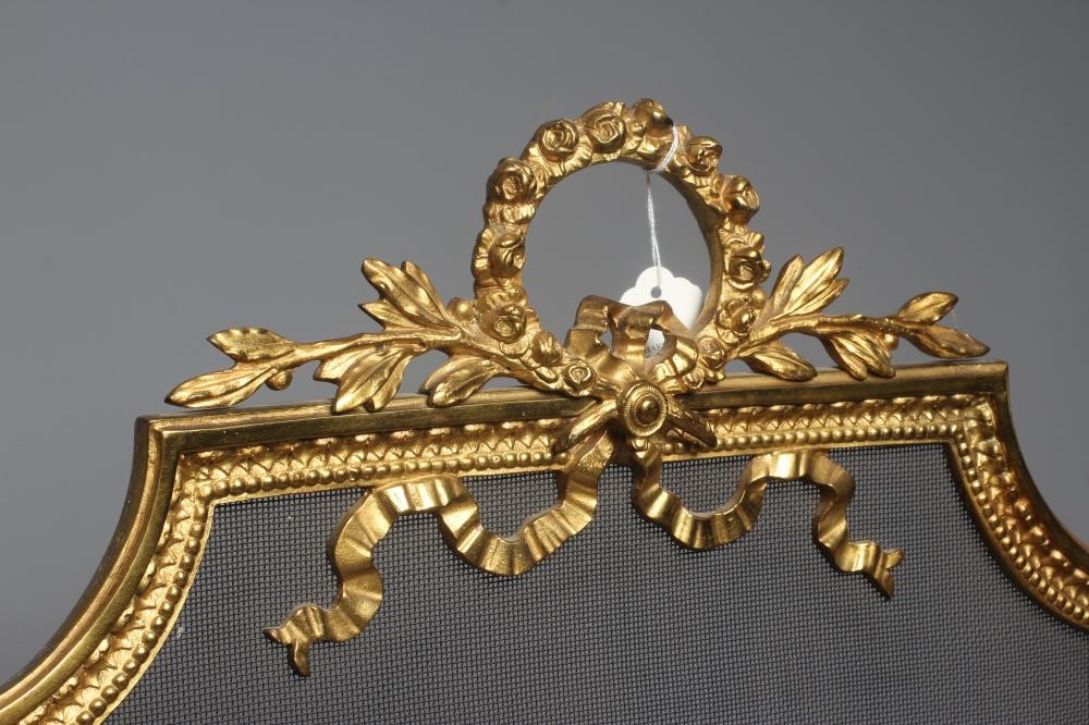 A FRENCH EMPIRE STYLE FIRESCREEN Image