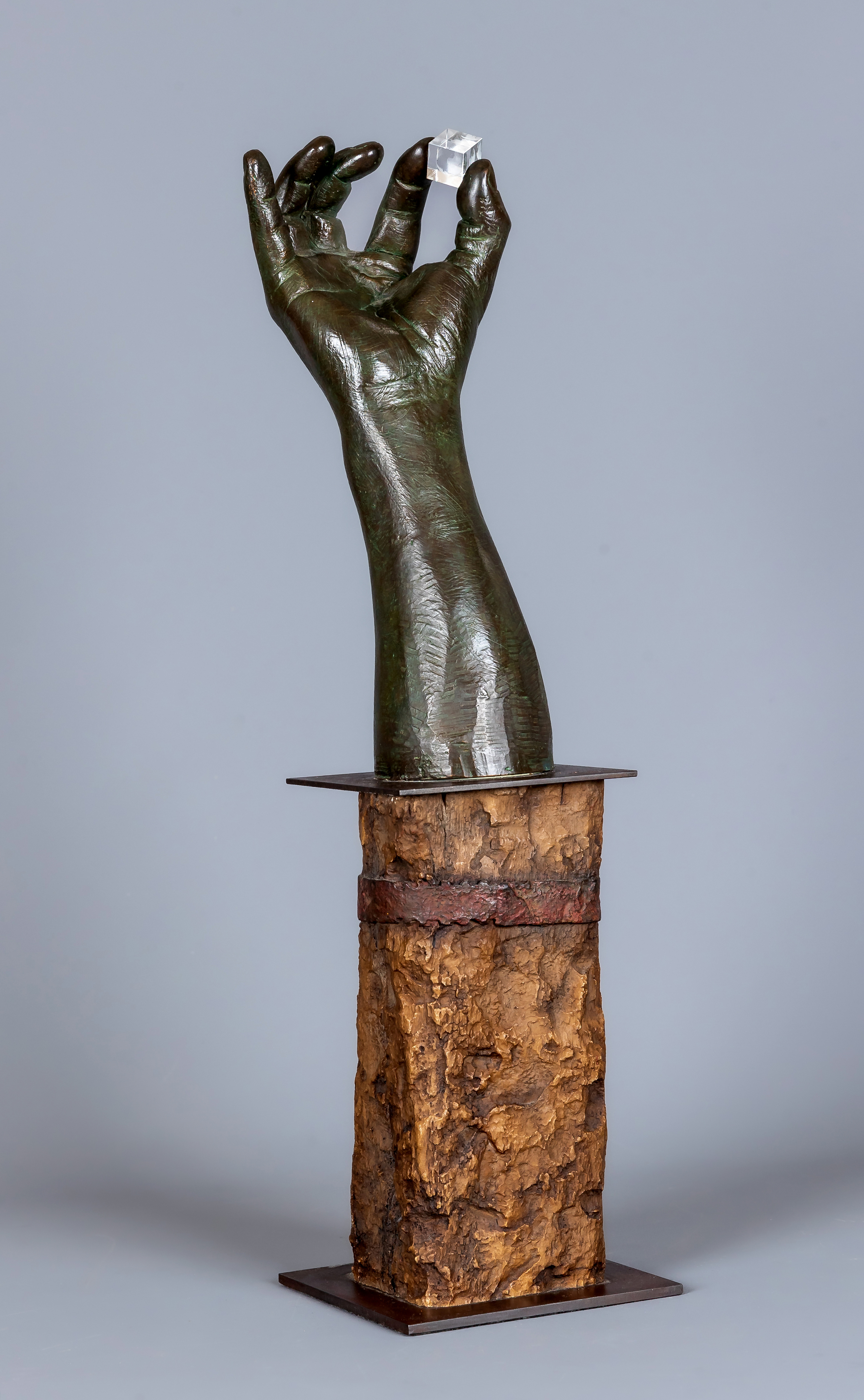 LORENZO QUINN (b.1966) 'In Perspective', signed to the base of the arm, numbered UK 129/495, bronze Image