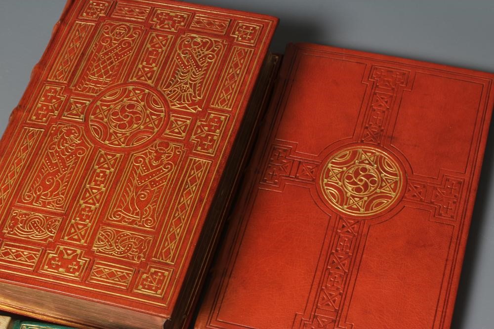 CATHERINE HILL (exh.1930's) Eight books bound by Catherine Hill including Spiritual Tales and Image