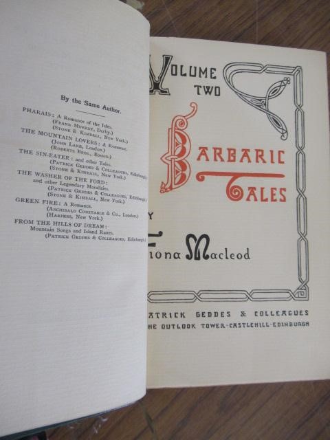 CATHERINE HILL (exh.1930's) Eight books bound by Catherine Hill including Spiritual Tales and Image