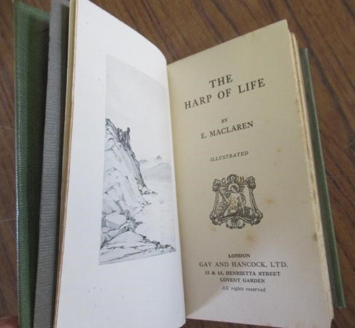 CATHERINE HILL (exh.1930's) Eight books bound by Catherine Hill including Spiritual Tales and Image