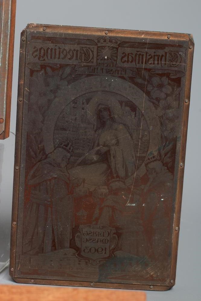 ERNEST F HILL RBSA (act.1897-1940) and CATHERINE HILL (exh.1930's) A collection of copper and Image