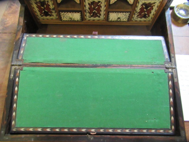 A VICTORIAN COROMANDEL WRITING BOX of oblong form Image