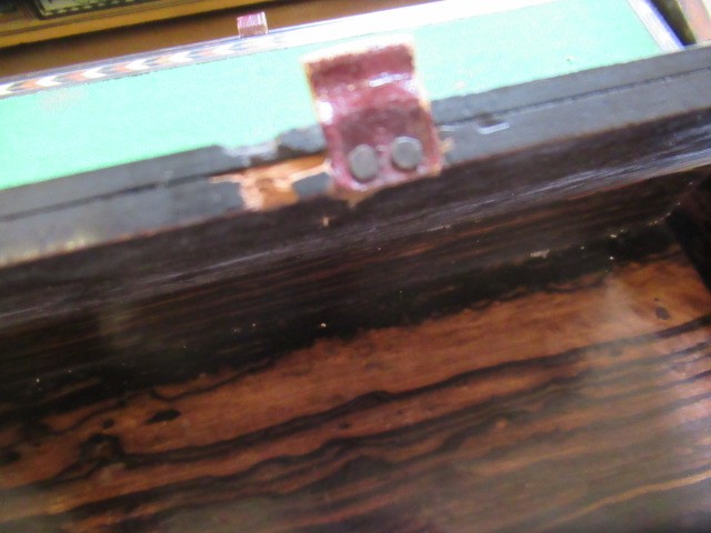 A VICTORIAN COROMANDEL WRITING BOX of oblong form Image