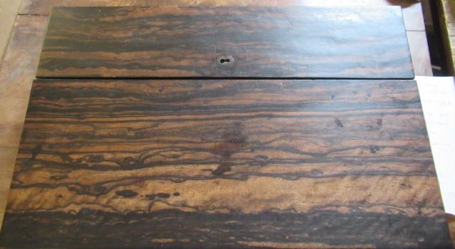 A VICTORIAN COROMANDEL WRITING BOX of oblong form Image