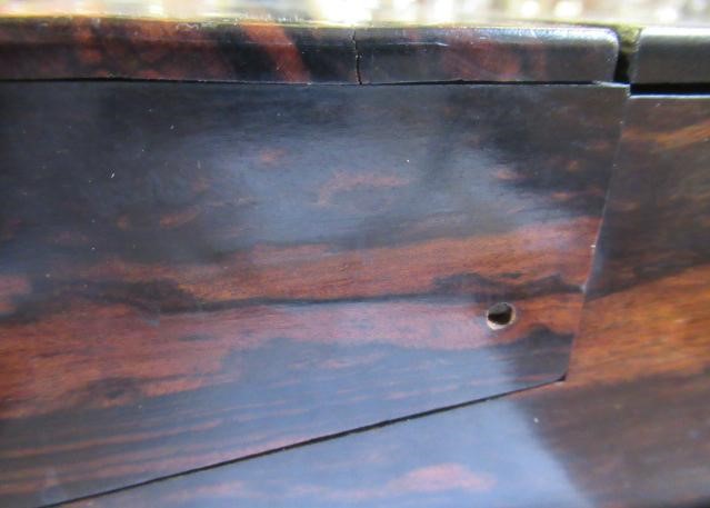 A VICTORIAN COROMANDEL WRITING BOX of oblong form Image