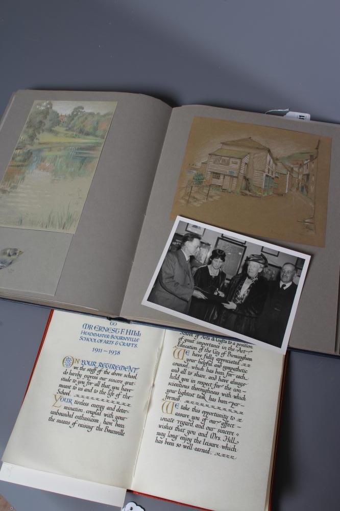 ERNEST F HILL RBSA (act.1897-1940) A folio dedicated to the work of Ernest Hill with examples of his Image