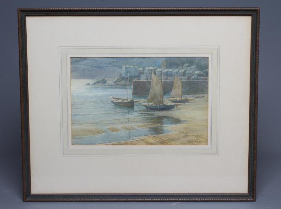 ERNEST F HILL RBSA (act.1897-1940) Early Morning St Ives Image