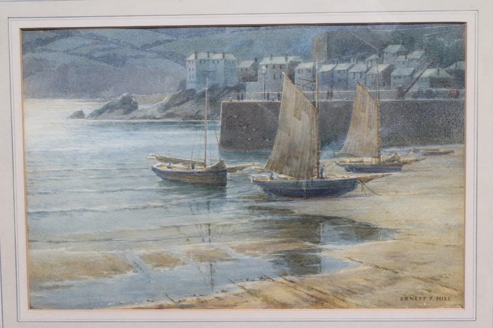ERNEST F HILL RBSA (act.1897-1940) Early Morning St Ives Image