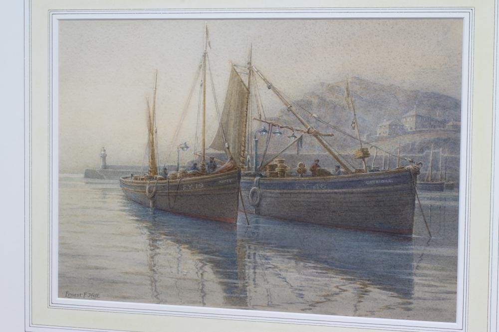 ERNEST F HILL RBSA (act.1897-1940) Cornish Fishing Boats Image