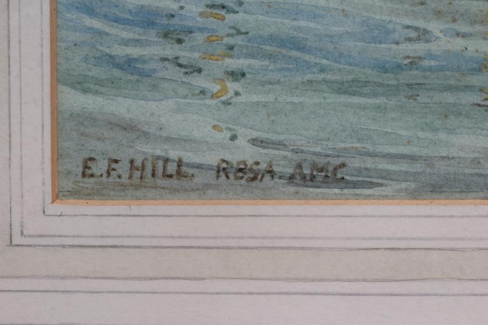 ERNEST F HILL RBSA (act.1897-1940) The Harbour, St Ives, signed lower left, watercolour, 10" x 15", Image