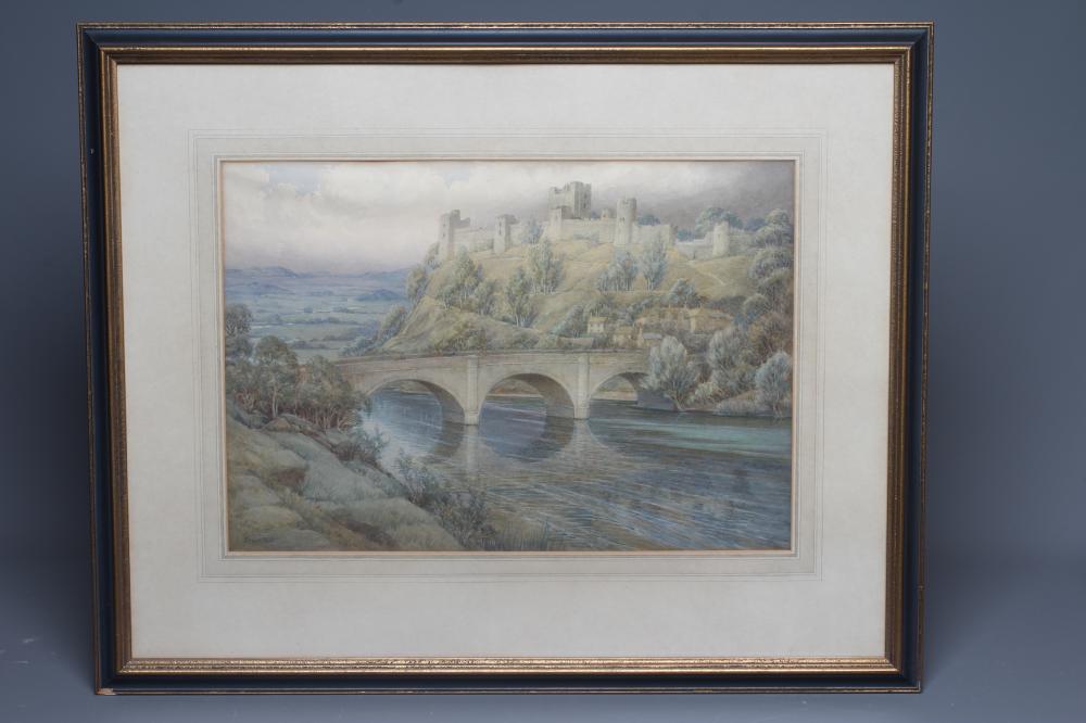 ERNEST F HILL RBSA (act.1897-1940) Ludlow Castle Image