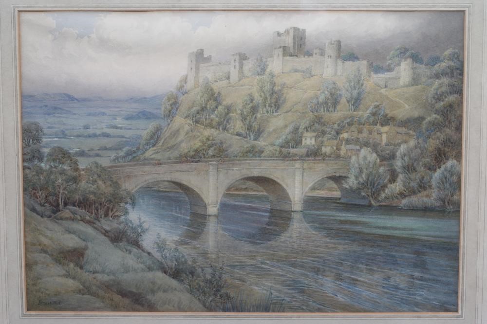 ERNEST F HILL RBSA (act.1897-1940) Ludlow Castle Image