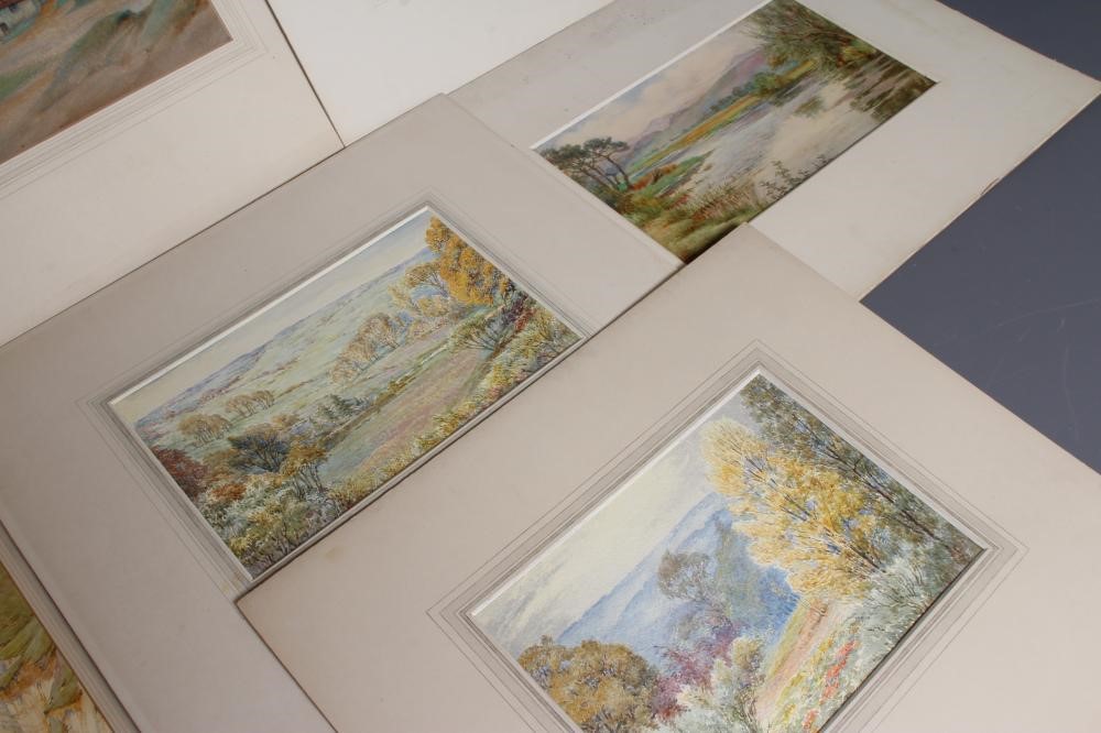 ERNEST F HILL RBSA (act.1897-1940) Six watercolours depicting a Cornish coast Image