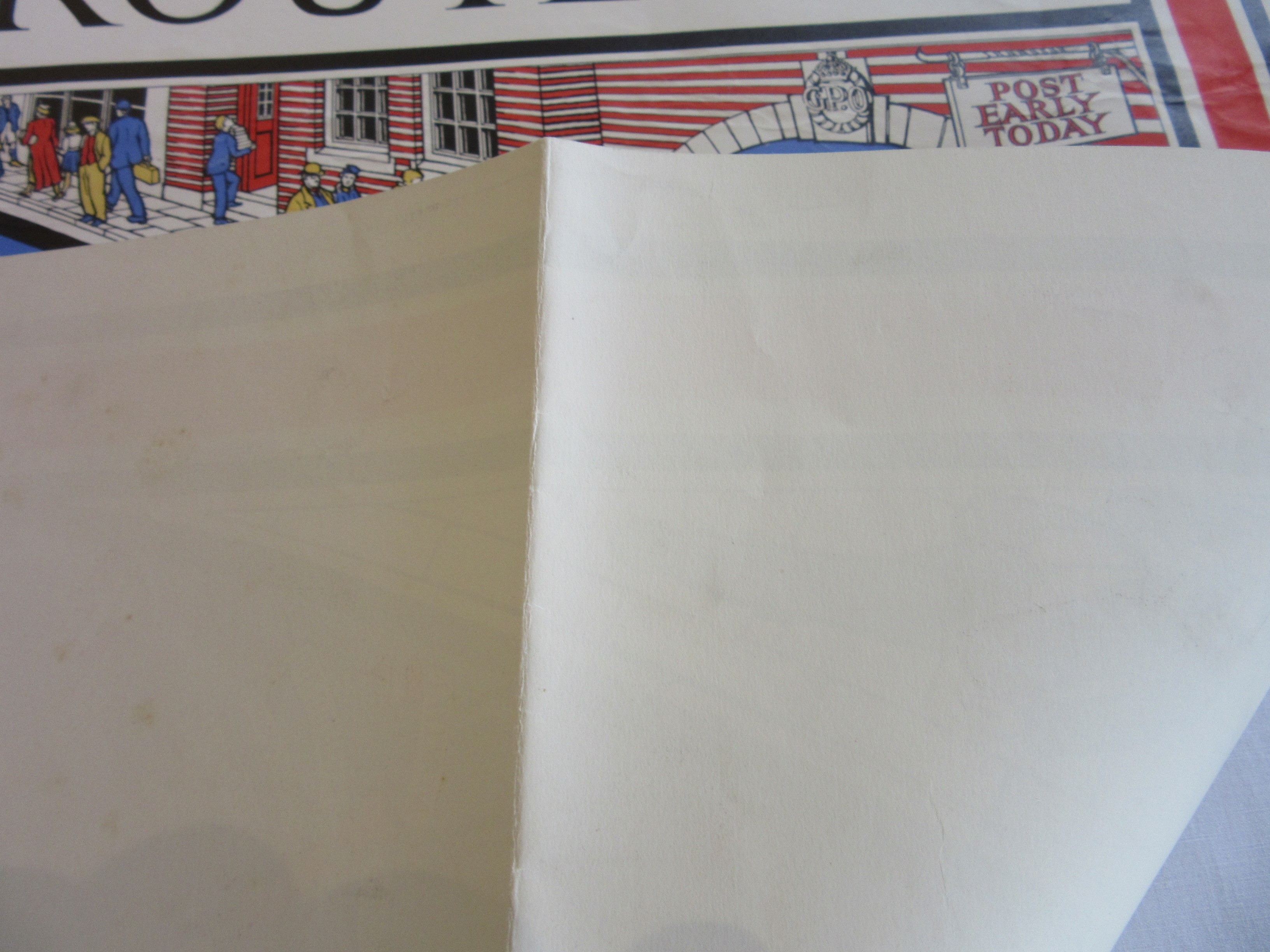 MACDONALD GILL (1884-1947) Mail Steamship Poster, lithograph in colours, P R D 182 bottom right Image