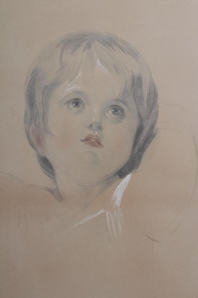 AFTER SIR THOMAS LAWRENCE PRA (1769-1830) Portrait of Miss Julia Boucherett, lithograph with hand Image