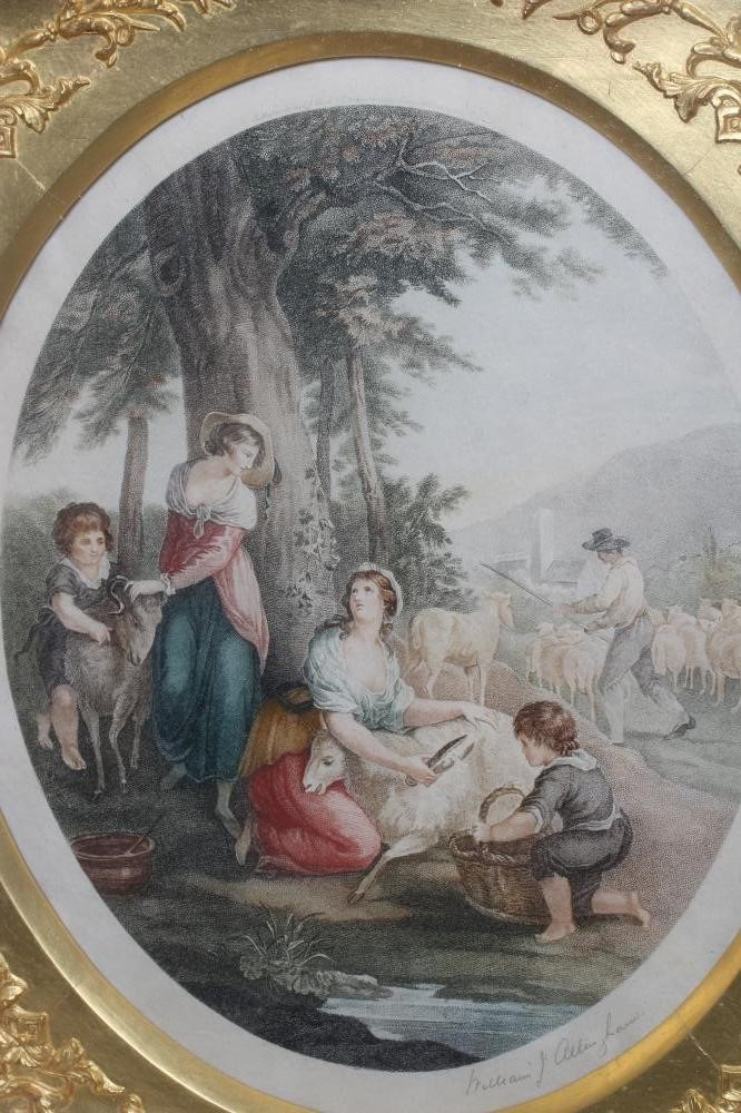 WILLIAM J ALLINGHAM AFTER WILLIAM HAMILTON R.A. A set of eight stipple engravings from the series Image