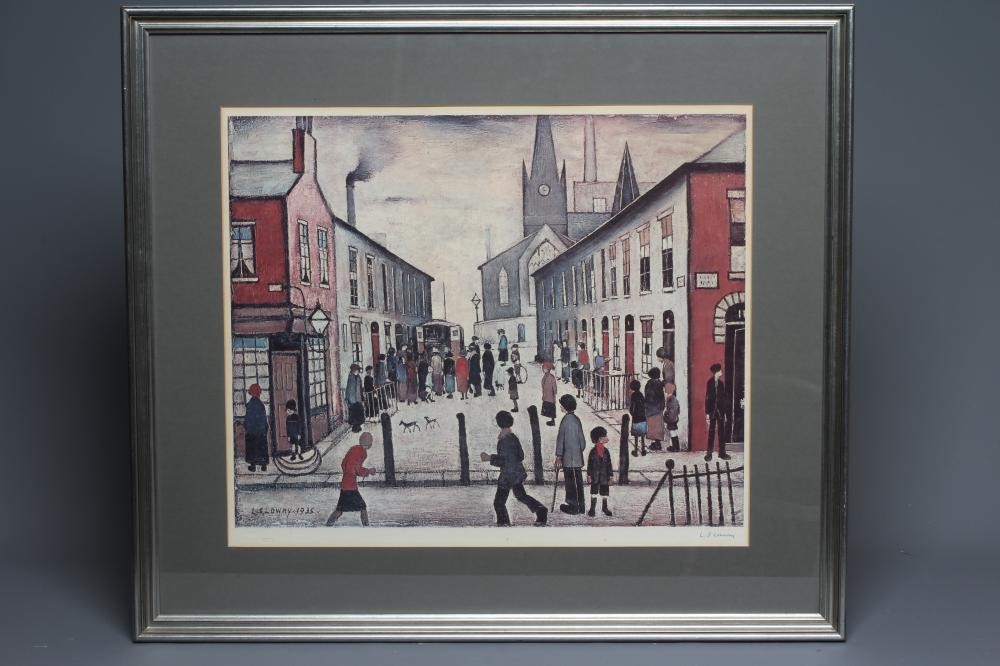 LAURENCE STEPHEN LOWRY RBA RA (1887-1976) The Fever Van Image