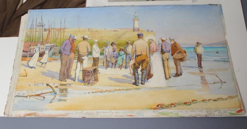 BRITISH SCHOOL (20th Century) A collection of three works consisting of a British School 20th Image