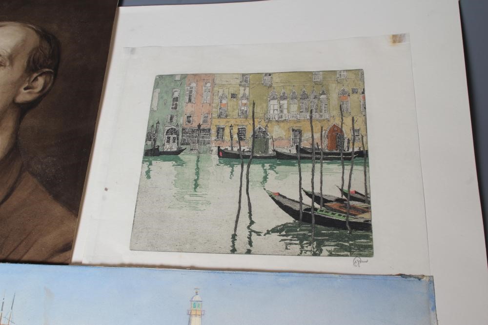 BRITISH SCHOOL (20th Century) A collection of three works consisting of a British School 20th Image