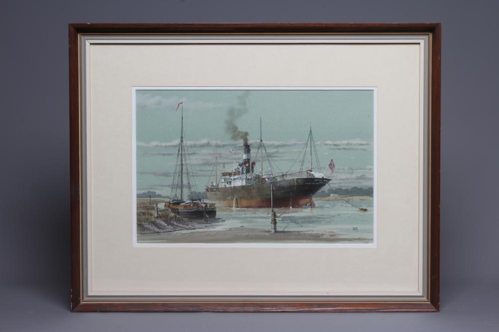 COLIN VERITY (1924-2011) Waiting for the Tide Image
