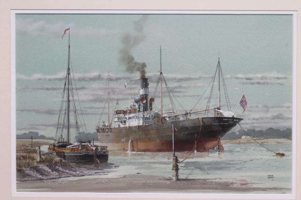COLIN VERITY (1924-2011) Waiting for the Tide Image