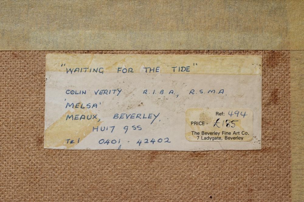 COLIN VERITY (1924-2011) Waiting for the Tide Image