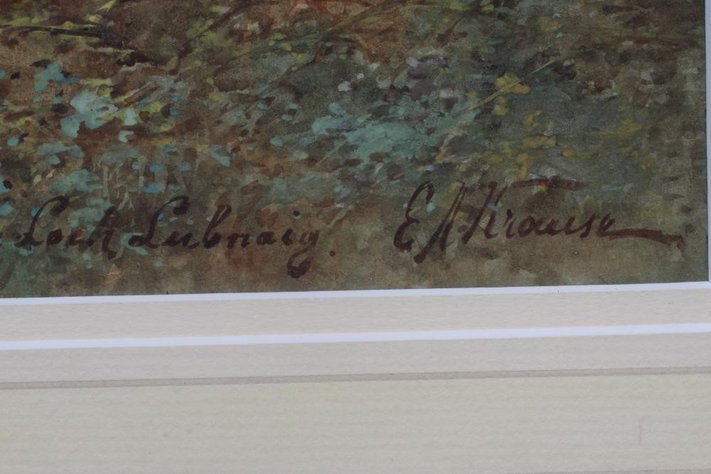 EMIL A KRAUSE (British School, 19th Century) On Loch Lubraig, signed Image